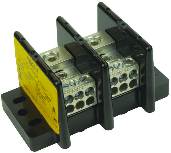 160212 Eaton Bussmann, Panel Mount Barrier Terminal Block, 1.52 kA, 600 V