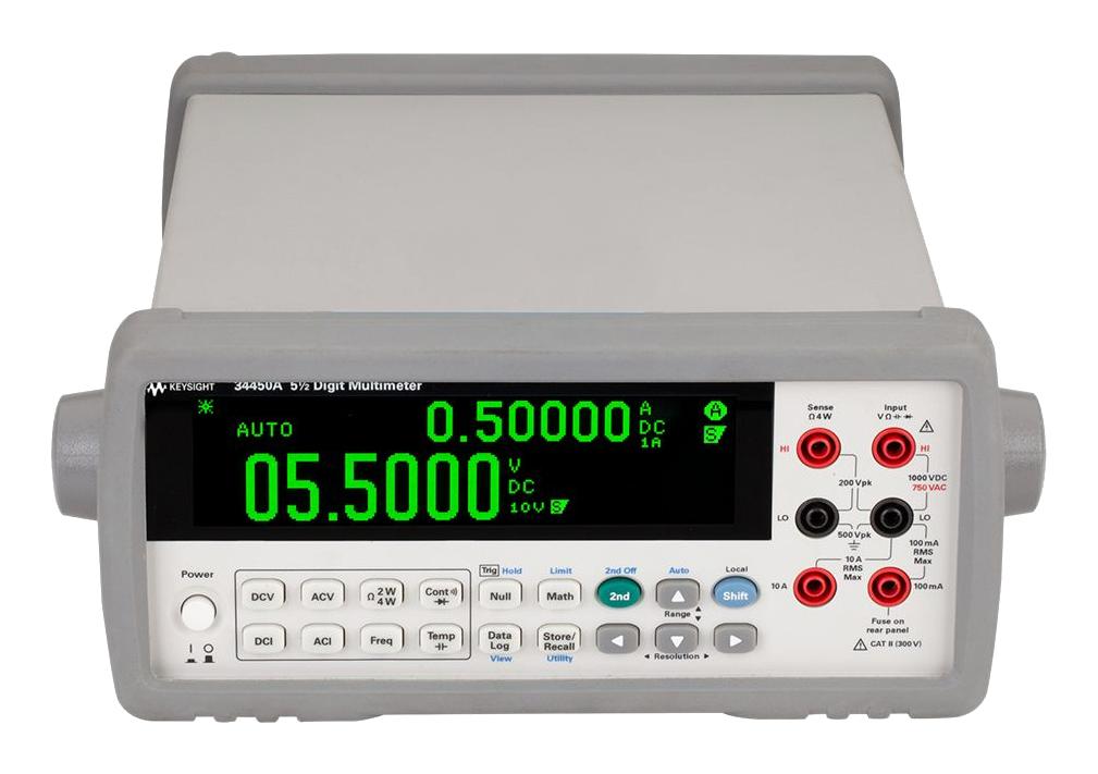 34450A KEYSIGHT TECHNOLOGIES, Bench Digital Multimeter, True RMS 34450A KEYSIGHT TECHNOLOGIES, Bench Digital Multimeter, True RMS
