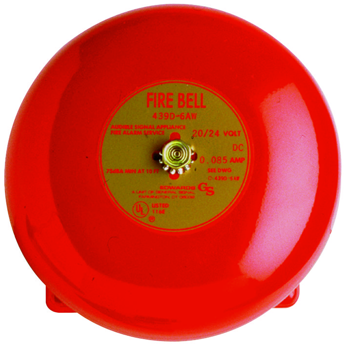439D6AWR Edwards Signaling Products, Fire Alarm, Vibrating Bell