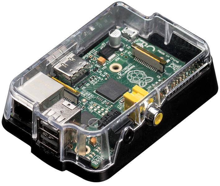 1326 Adafruit, Enclosure, Transparent, Raspberry Pi Model A and B