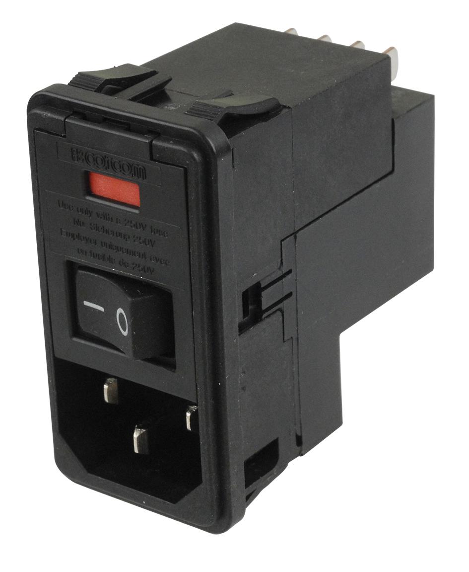 PSJS0SBX0 Te Connectivity, Filtered IEC Power Entry Module