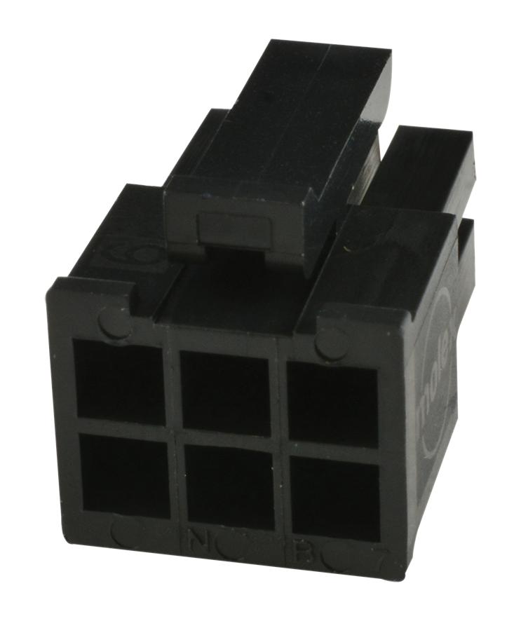 43025-0600 MOLEX, Connector Housing, Dual Row, Micro-Fit 3.0 43025