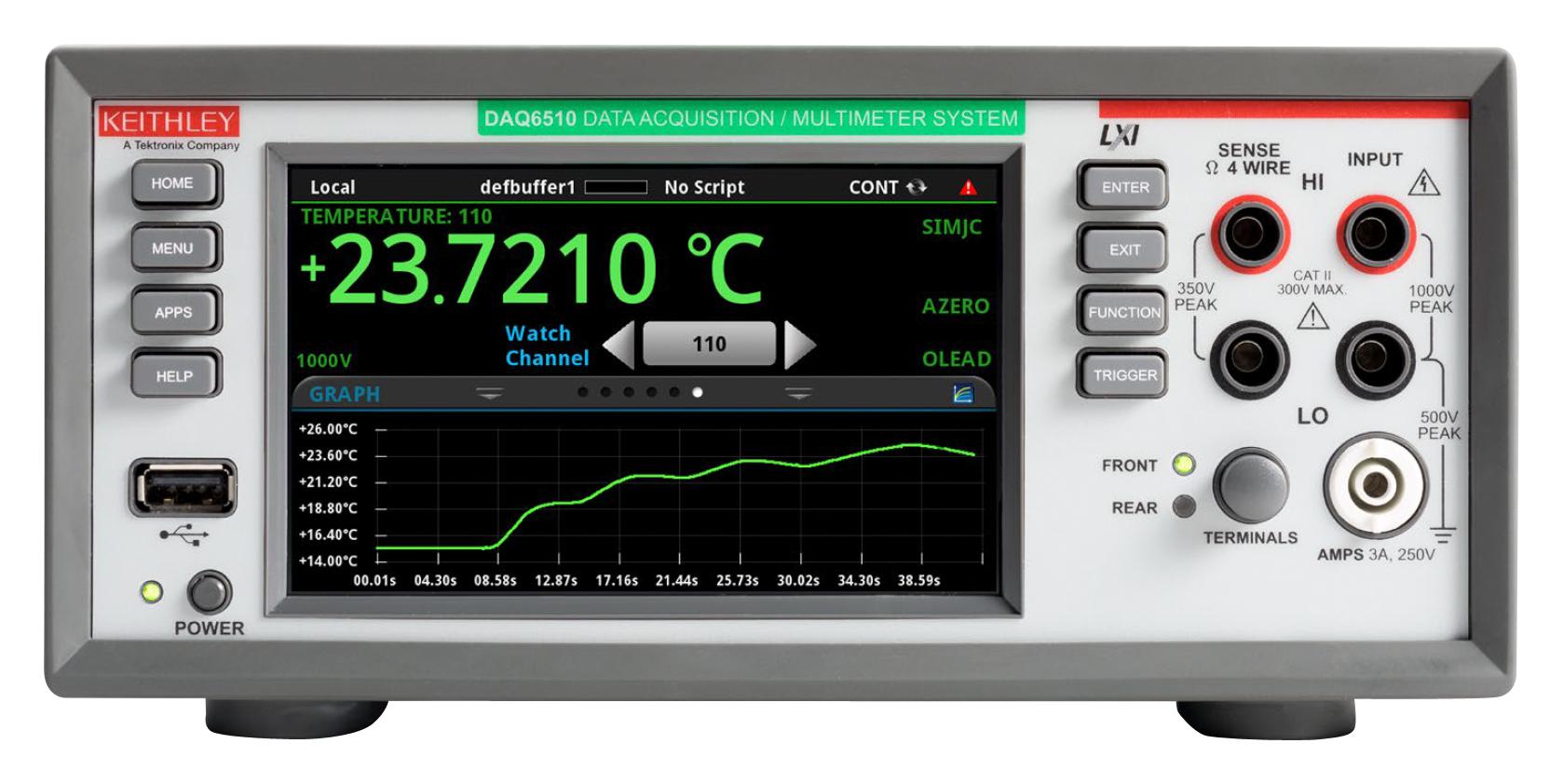 DAQ6510 KEITHLEY, Data Acquisition Unit, Logging, TFT WVGA