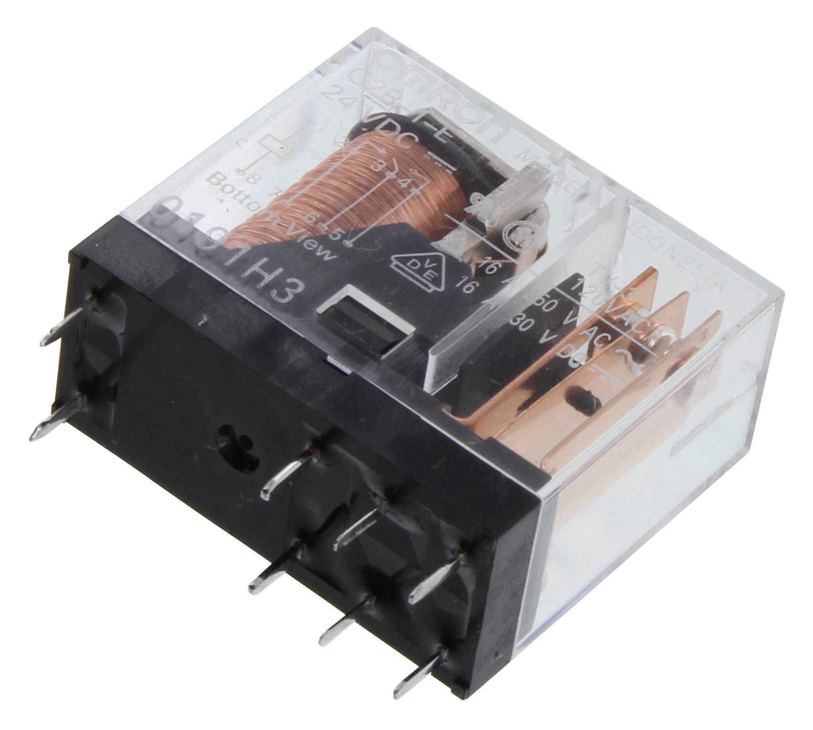 Molence DIN Rail Mount 8 Channels G2R-1-E Relay, AC/DC 24V