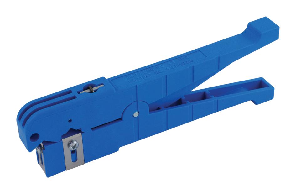 45164 Ideal, Cable Stripping Tool for Coaxial Cables, Four Adjustable Blades, 6.35mm to 14.28mm