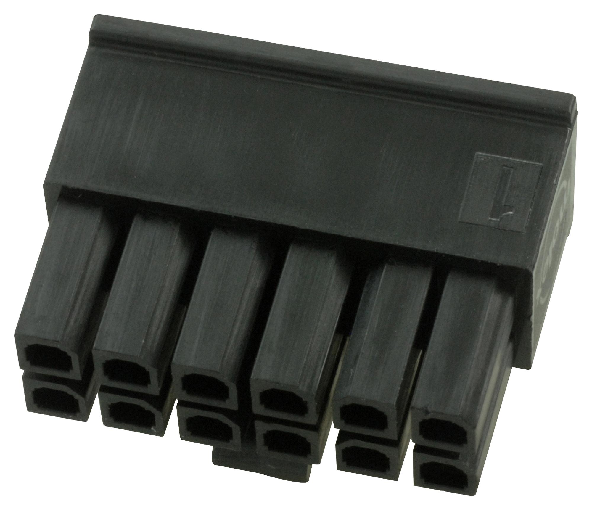 43025-1200 MOLEX, Connector Housing, Dual Row, Micro-Fit 3.0 43025