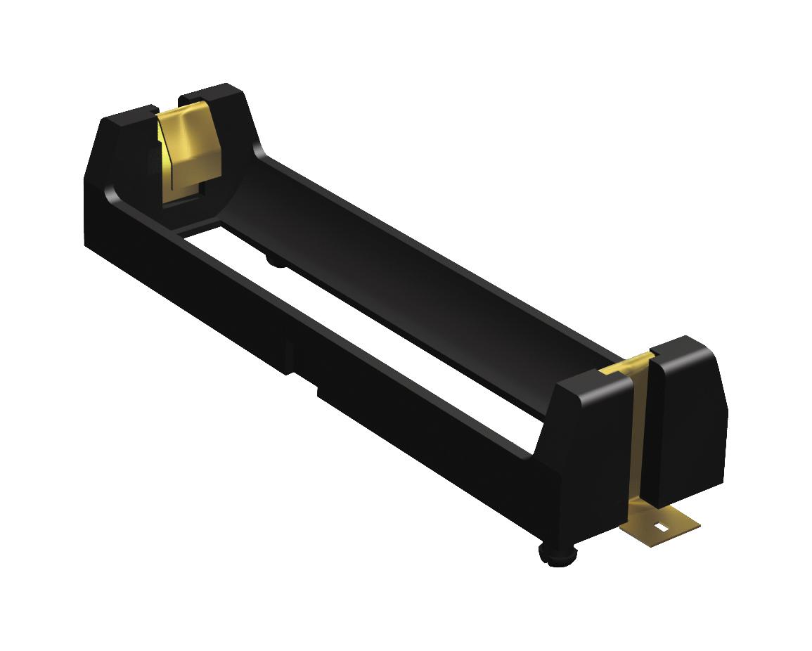 1042 Keystone, Battery Holder, 18650 x 1, SMD