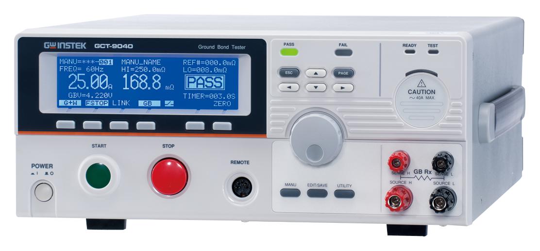 GCT9040 Gw Instek, Insulation Tester, AC Ground Bond, 40 A