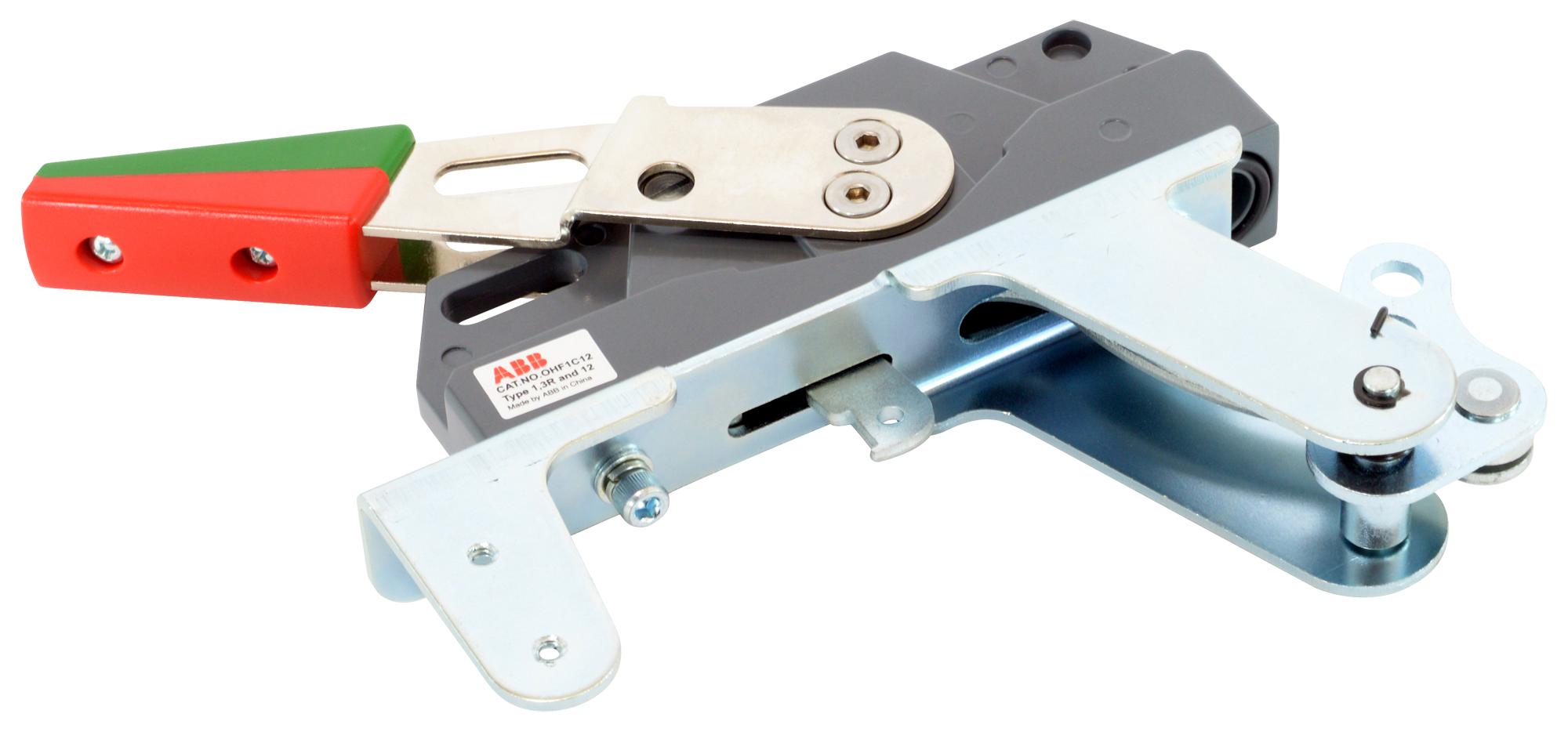 OHF1C12 Abb, FLANGE HANDLE, DISCONNECT SWITCH, GREY