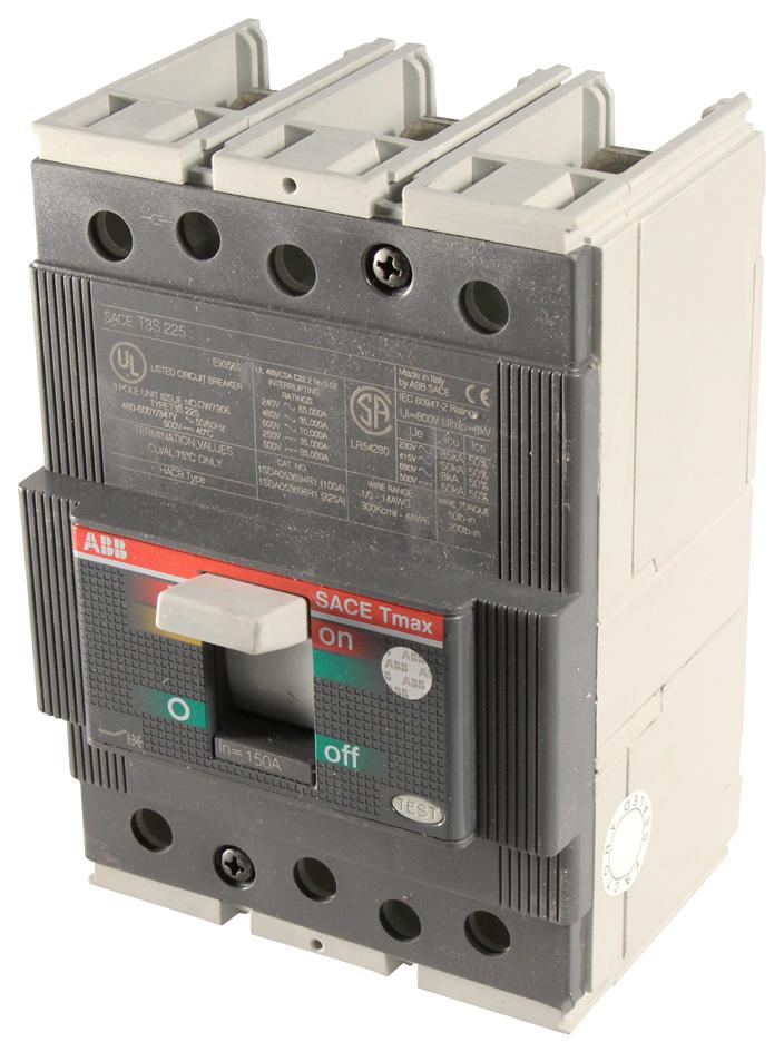 T3S150TW Abb, Thermal Circuit Breaker, Molded Case, Tmax T3 Series