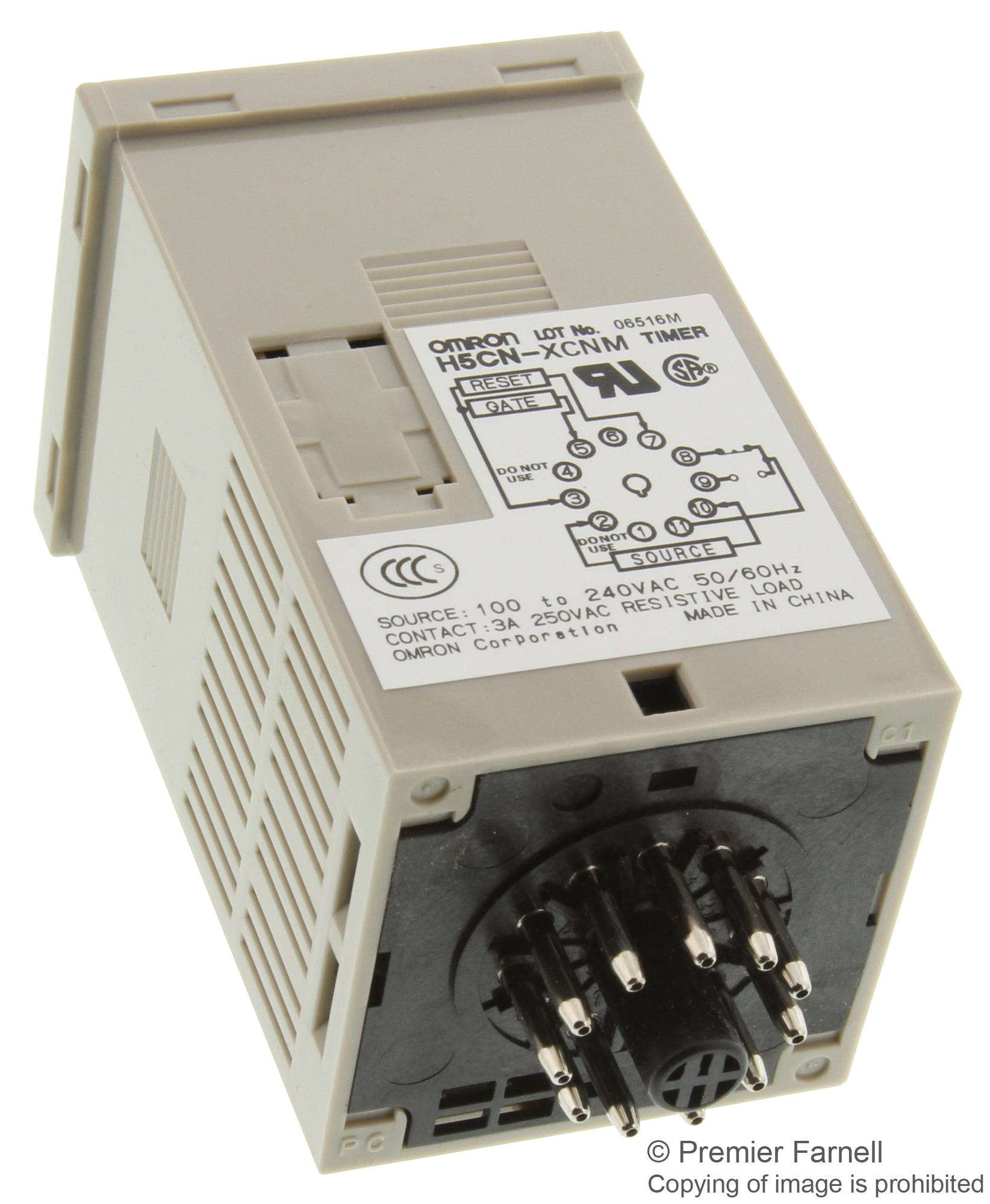 H5CN-XCNM AC100-240 OMRON INDUSTRIAL AUTOMATION, Timer, H5CN-XCNM