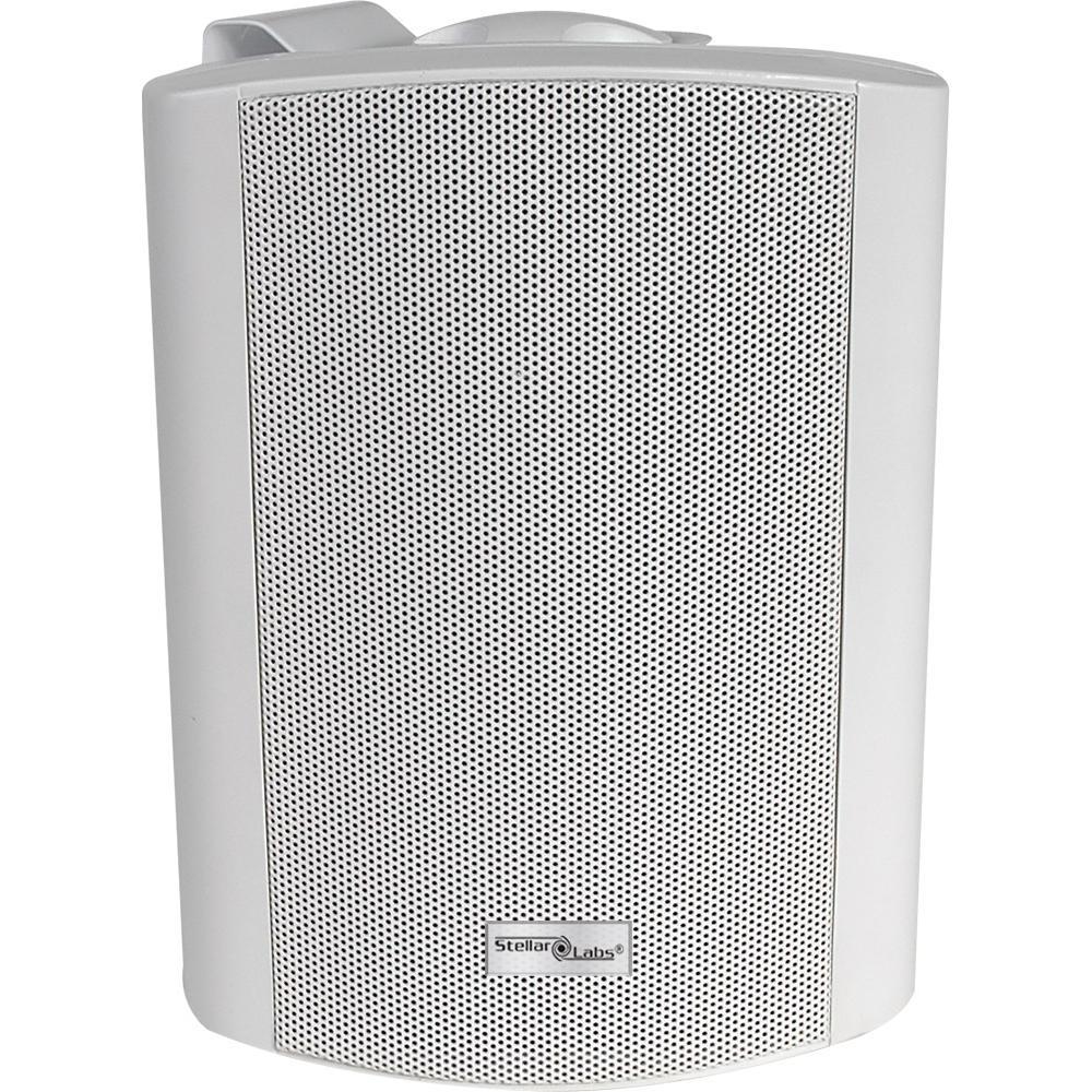 5014935 Stellar Labs, Indoor / Outdoor Speaker Pair (WHITE) 61/2" 70V