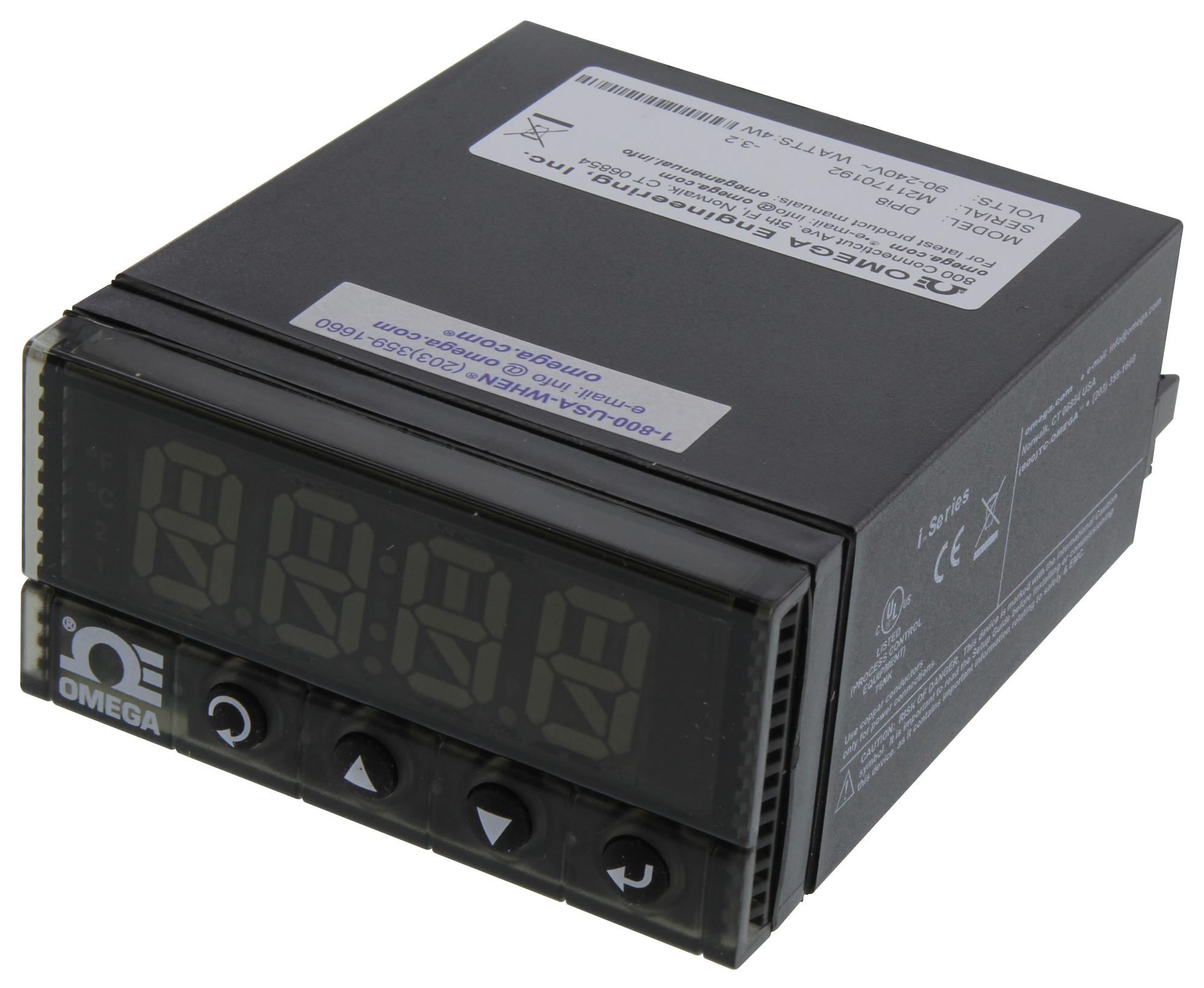 DPI8 Omega, Digital Panel Meter, iSeries, Monogram Series