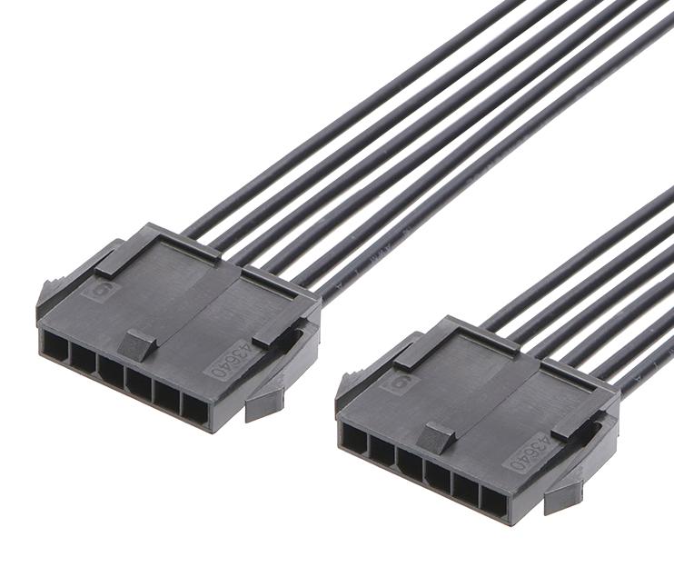 214752-1102 MOLEX, Cable Assembly, Micro-Fit 3.0 Plug to Micro-Fit