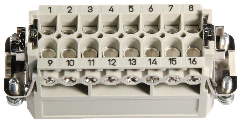 09200162612 HARTING, Heavy Duty Connector, 16+PE Signal, UL508