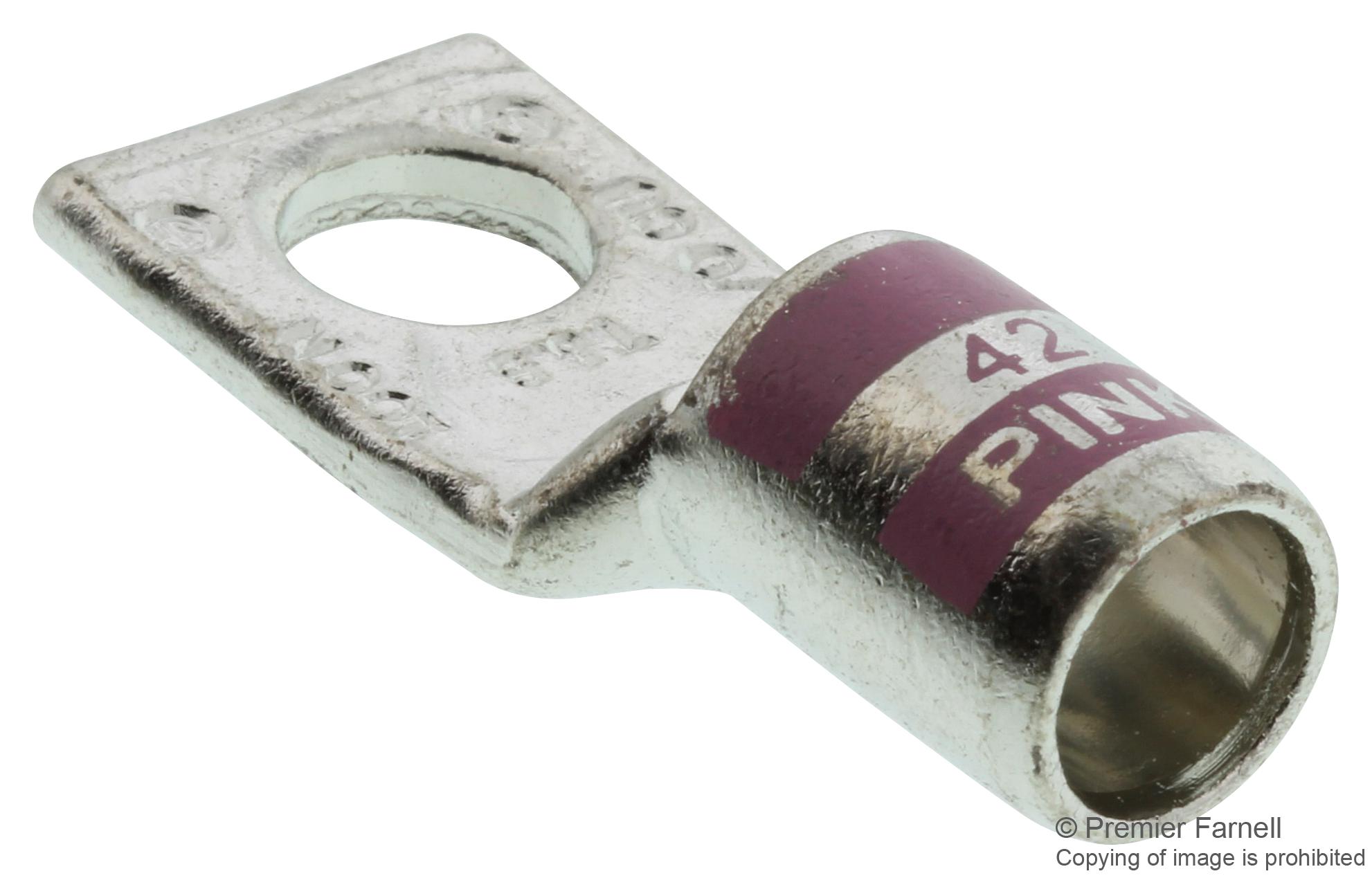 54109 Abb Thomas & Betts, Lug Terminal, Color Keyed Series, Crimp