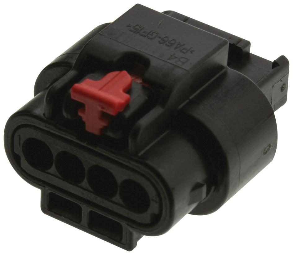 AMP - TE CONNECTIVITY 1-1456426-5 Connector Housing, MCON Series,  Receptacle, 4 Positions, 4 mm, MCON Contacts