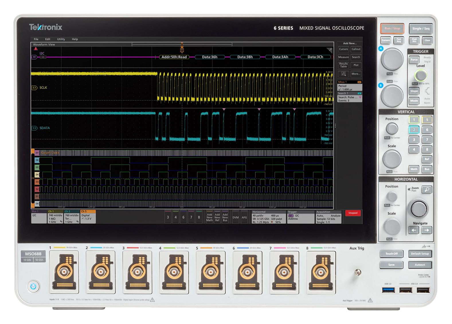 MSO68B 6-BW-1000 TEKTRONIX, MSO / MDO Oscilloscope, 6 Series