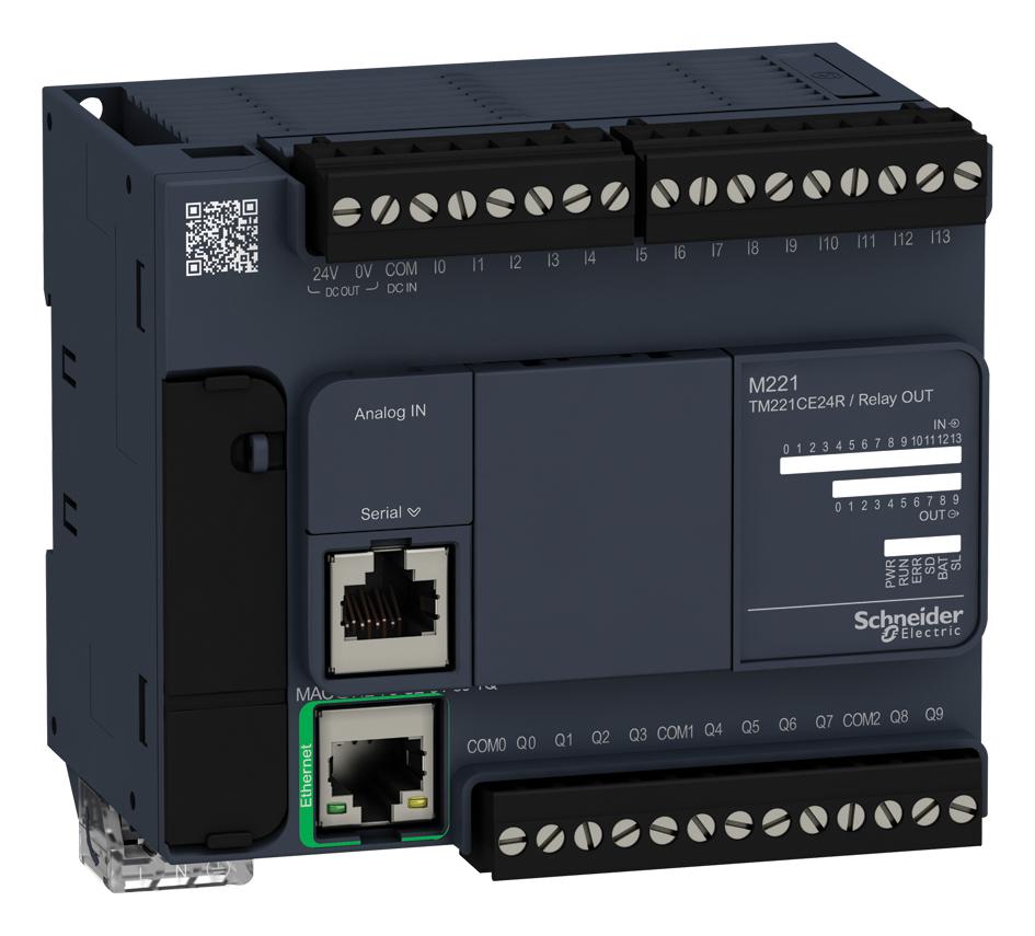 TM221CE24R SCHNEIDER ELECTRIC, PLC, Modicon™ M221 Series, 14 Sink