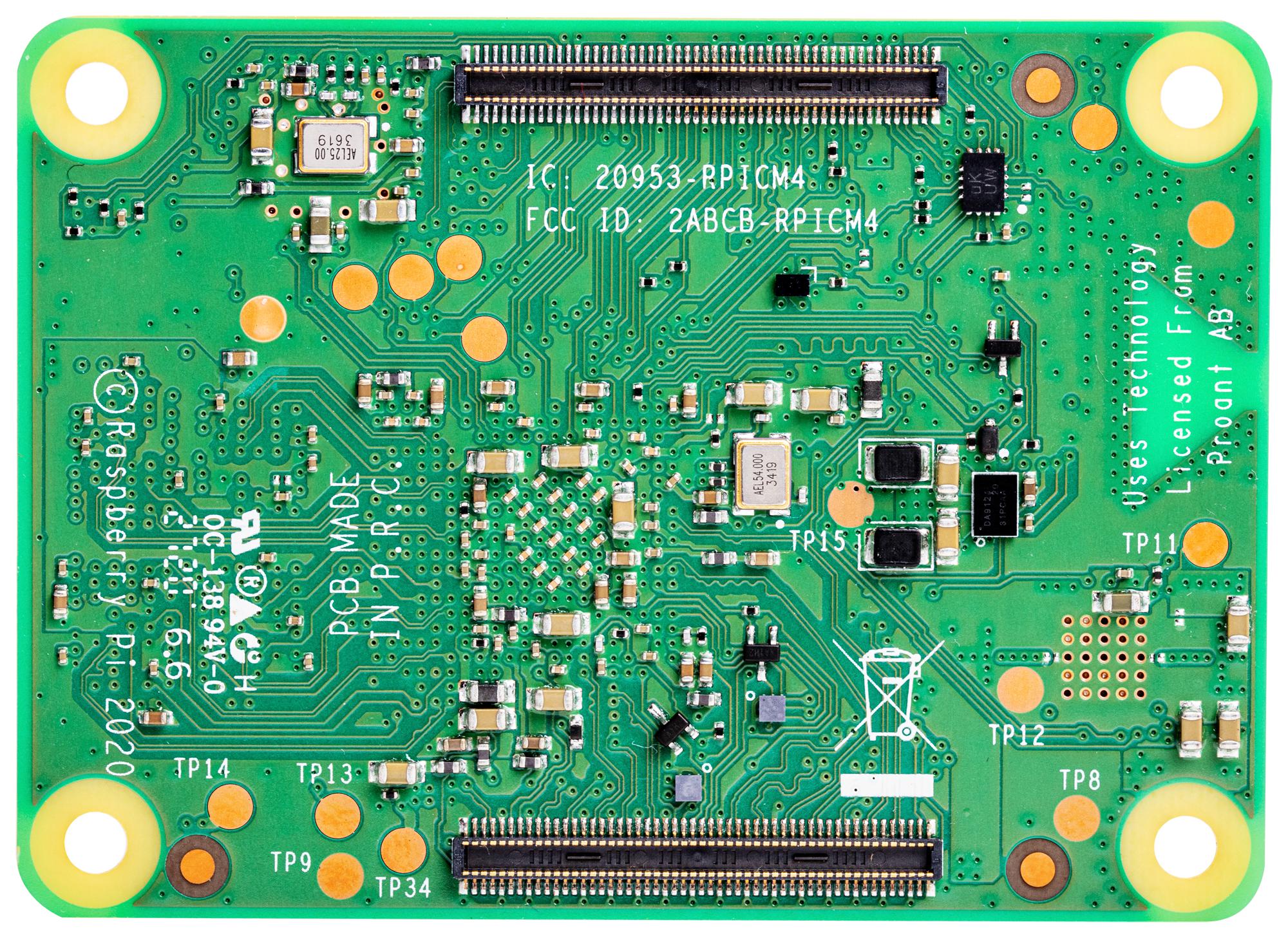 CPU Raspberry Pi Compute Module 4 CM4104000 Raspberry Pi Compute Module 4 - 4GB RAM, WiFi, Bluetooth