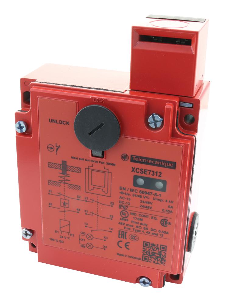 XCSE7312 TELEMECANIQUE SENSORS, Safety Interlock Switch, Preventa