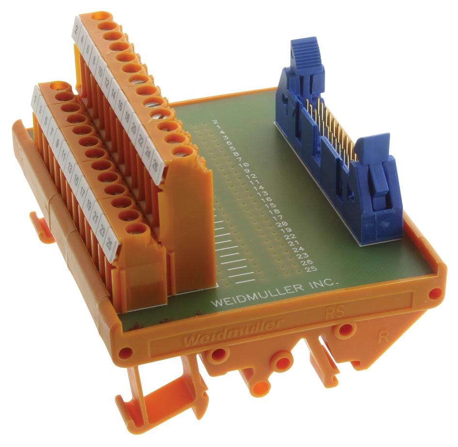 914894 Weidmuller, Terminal Block Interface, IDC 26 Position Plug