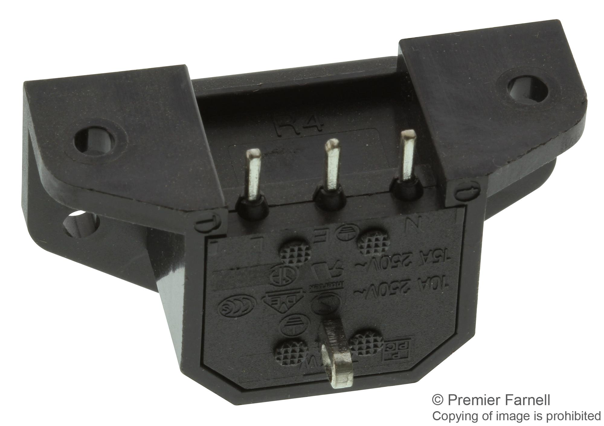 p1、p2、p7、p14、p15 2144 MULTICOMP, IEC Power Connector, IEC C14 Inlet, 15 A