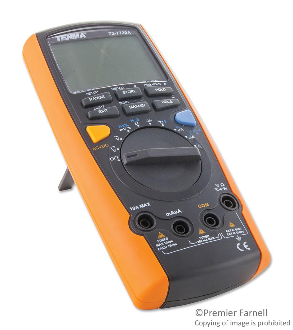 727730A Tenma, Digital Multimeter, USB Interface, 20000 Count