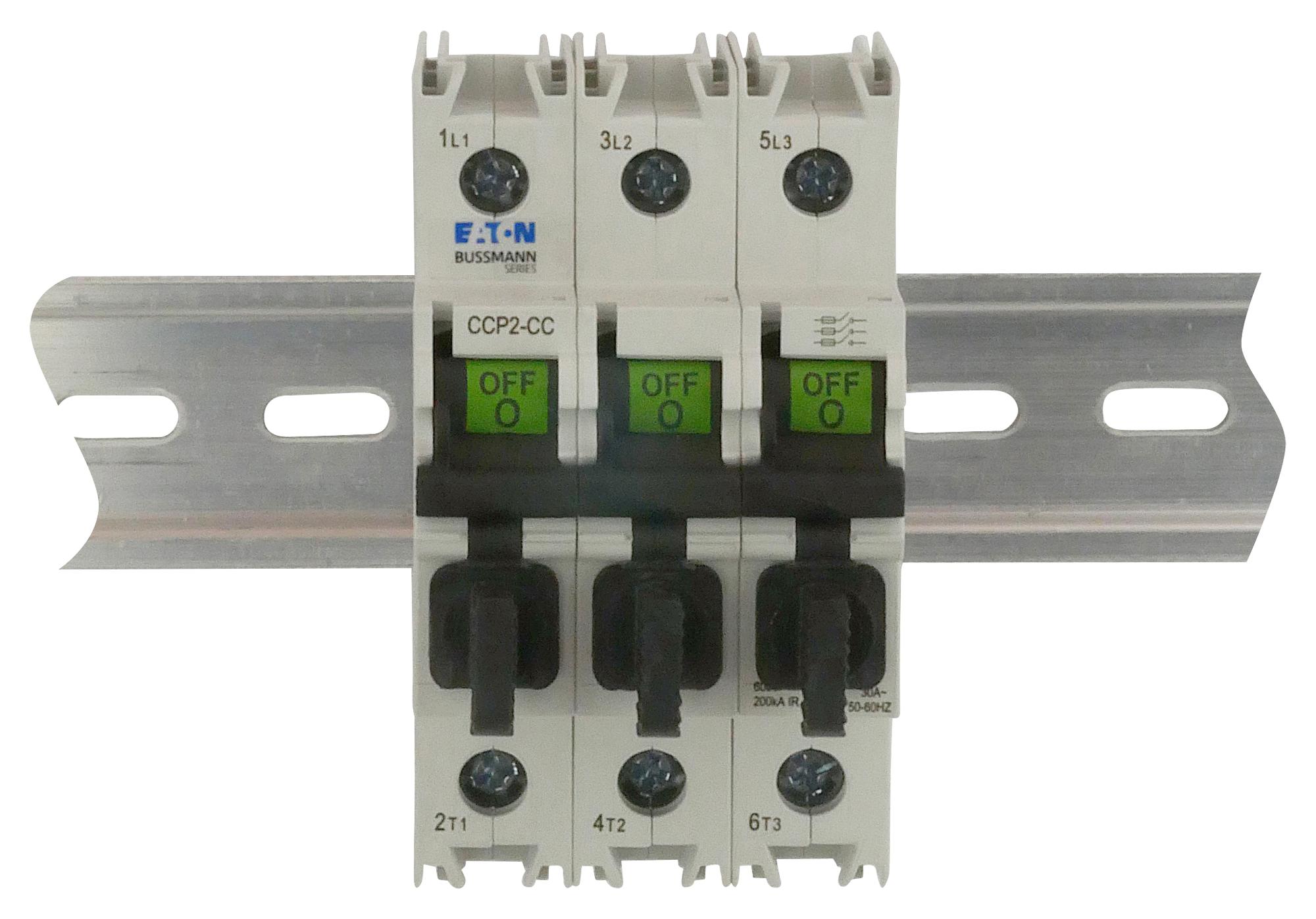 CCP2-3-30CC EATON BUSSMANN, Fused Switch, Class CC, 3 Fuse