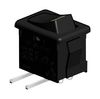 E-SWITCH R1966ABLKBLKERRED