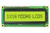 MIDAS DISPLAYS MC11606A6W2-SPTLY