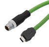 L-COM TRGIX619PU-GRN-10F