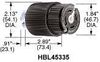 HUBBELL WIRING DEVICES HBL45235