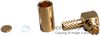 908-43300 - RF / Coaxial Connector, MMCX Coaxial, Right Angle Plug, Solder, 50 ohm, RG174, RG188, RG316, Brass