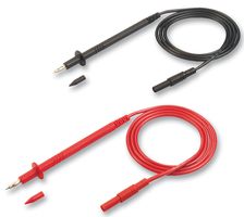 HIRSCHMANN TEST AND MEASUREMENT 972337002 TEST LEAD SET, BLK, RED, 1M, 1KV