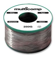 MULTICOMP 812002 SOLDER WIRE, LEAD FREE, 1MM, 250G