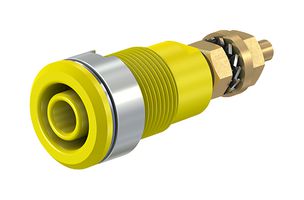 STAUBLI 23.3020-24 4MM BANANA JACK, PANEL MOUNT, 32A, 1 KV,