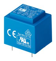 BLOCK VB0.5/2/12 TRANSFORMER, 0.5VA, 2 X 12V