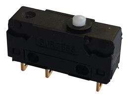 SAIA-BURGESS V4NST7UL Microswitch, V4N Series, SPST, Plunger,