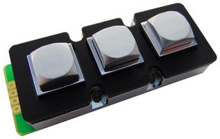 MULTICOMP MCAK103BSSSWPMM KEYPAD, METAL, IP67, 1X3
