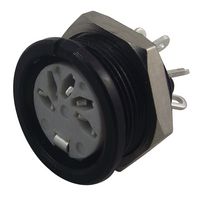 DELTRON COMPONENTS 651-0500 SOCKET, DIN, PANEL, 180DEG, 5POLE