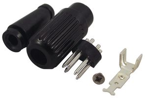 DELTRON COMPONENTS 611-0510 DIN Audio / Video Connector, 240 , Plug,