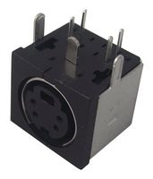 LUMBERG TM 0508 A/4 SOCKET, MINI-DIN, CHASSIS, 4WAY