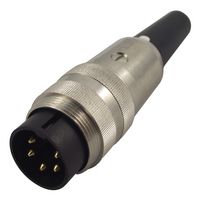 LUMBERG SV 50/6 CONN DIN AUD/VID 5POS PLUG CABLE MOUNT