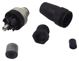 HIRSCHMANN ELST 5012 PG7 CONNECTOR, PLUG, M12, 5 WAY, CABLE MOUNT
