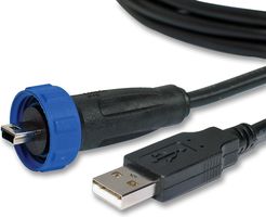 BULGIN LIMITED PX0441/3M00 LEAD, STD USB A TO MINI USB B, 3M