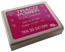 TRACO POWER TEN 30-2413WI Isolated Board Mount DC/DC Converter, DI
