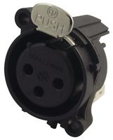 NEUTRIK NC3FAAV2 XLR Audio Connector, Socket, 3, PCB Moun