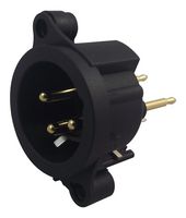 NEUTRIK NC3MAAV-0 PLUG, XLR, PCB, VERTICAL, 3POLE