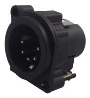 NEUTRIK NC5MAV-SW PLUG, XLR, PCB, SWITCHED, 5POLE